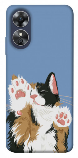 Чохол itsPrint Funny cat для Oppo A17