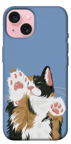 Чехол itsPrint Funny cat для Apple iPhone 15 (6.1")