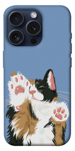 Чехол itsPrint Funny cat для Apple iPhone 15 Pro (6.1")