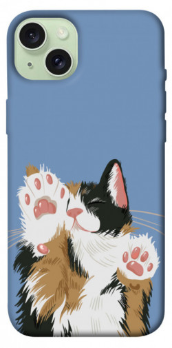 Чехол itsPrint Funny cat для Apple iPhone 15 Plus (6.7")