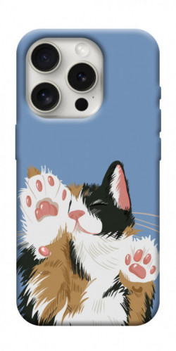 Чехол itsPrint Funny cat для Apple iPhone 16 Pro (6.3")