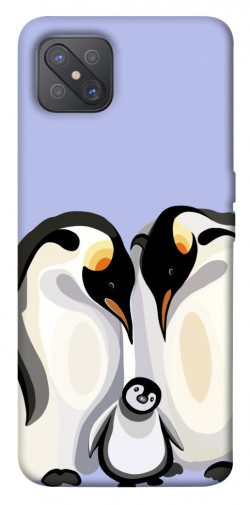 Чехол itsPrint Penguin family для Oppo A92s