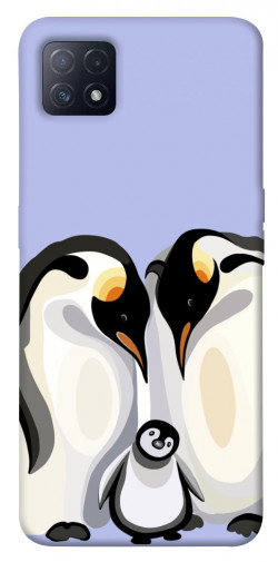 Чохол itsPrint Penguin family для Oppo A72 5G / A73 5G