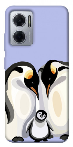 Чохол itsPrint Penguin family для Xiaomi Redmi Note 11E
