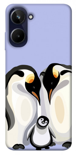 Чехол itsPrint Penguin family для Realme 10 4G