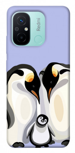 Чехол itsPrint Penguin family для Xiaomi Redmi 12C