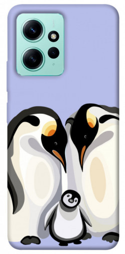 Чехол itsPrint Penguin family для Xiaomi Redmi Note 12 4G