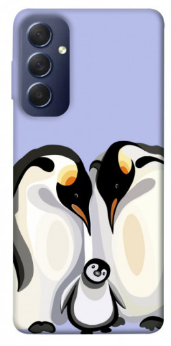 Чехол itsPrint Penguin family для Samsung Galaxy M54 5G