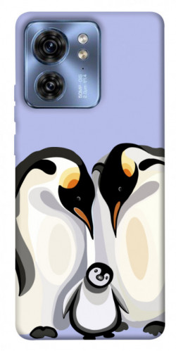 Чехол itsPrint Penguin family для Motorola Edge 40