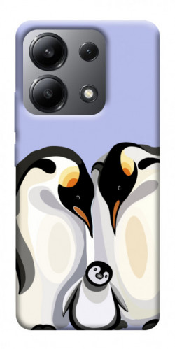 Чехол itsPrint Penguin family для Xiaomi Redmi Note 13 4G