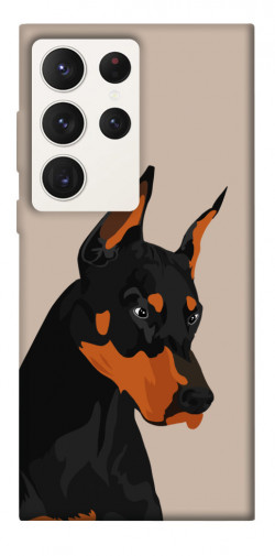 Чехол itsPrint Doberman для Samsung Galaxy S23 Ultra