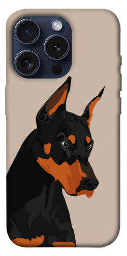 Чехол itsPrint Doberman для Apple iPhone 15 Pro (6.1")