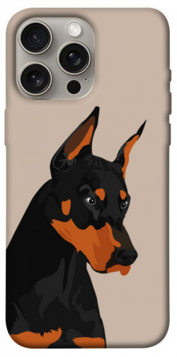 Чехол itsPrint Doberman для Apple iPhone 15 Pro Max (6.7")