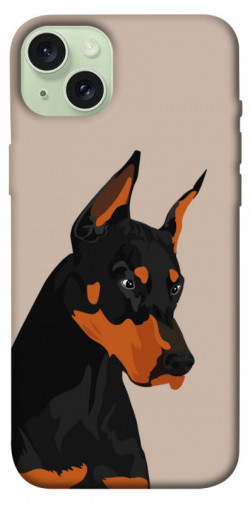 Чохол itsPrint Doberman для Apple iPhone 15 Plus (6.7")