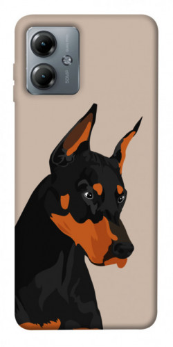 Чехол itsPrint Doberman для Motorola Moto G14