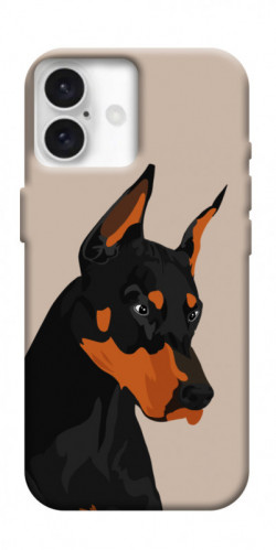 Чохол itsPrint Doberman для Apple iPhone 16 (6.1")