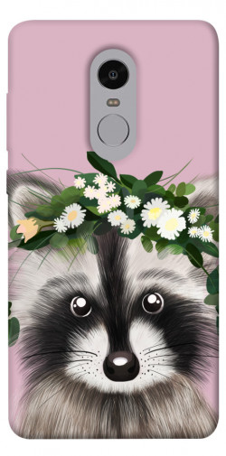 Чехол itsPrint Raccoon in flowers для Xiaomi Redmi Note 4X / Note 4 (Snapdragon)