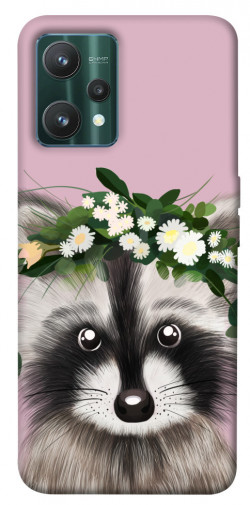 Чехол itsPrint Raccoon in flowers для Realme 9 Pro
