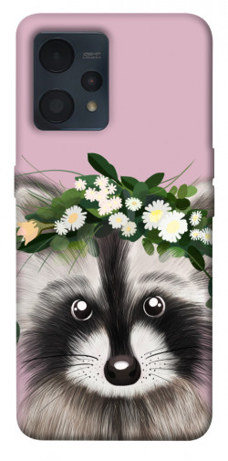 Чехол itsPrint Raccoon in flowers для Realme 9 4G / 9 Pro+