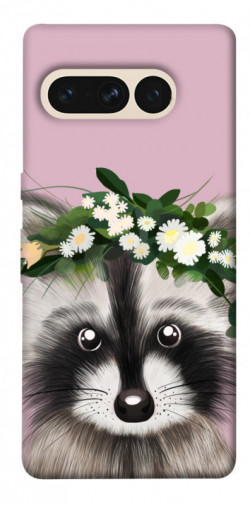 Чехол itsPrint Raccoon in flowers для Google Pixel 7 Pro