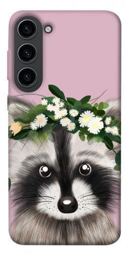 Чехол itsPrint Raccoon in flowers для Samsung Galaxy S23