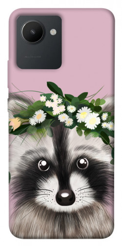 Чохол itsPrint Raccoon in flowers для Realme C30