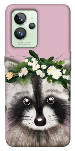 Чохол itsPrint Raccoon in flowers для Realme GT2