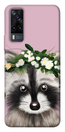 Чохол itsPrint Raccoon in flowers для Vivo Y31