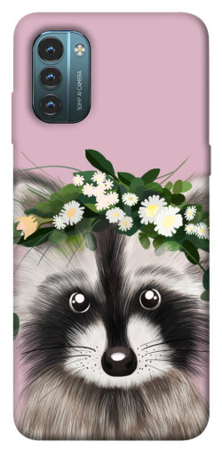 Чехол itsPrint Raccoon in flowers для Nokia G21
