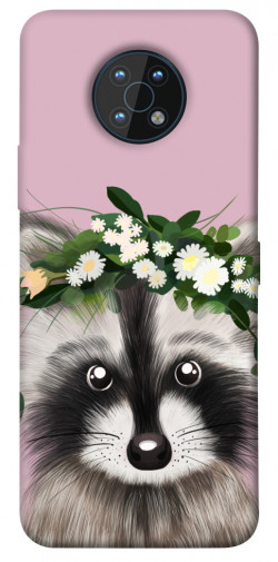 Чехол itsPrint Raccoon in flowers для Nokia G50