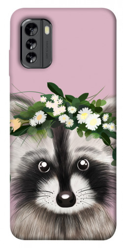 Чехол itsPrint Raccoon in flowers для Nokia G60