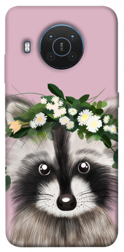 Чехол itsPrint Raccoon in flowers для Nokia X10 / X20