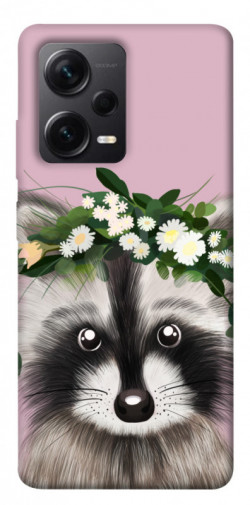 Чохол itsPrint Raccoon in flowers для Xiaomi Poco X5 Pro 5G