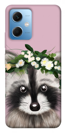 Чехол itsPrint Raccoon in flowers для Xiaomi Poco X5 5G