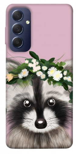 Чехол itsPrint Raccoon in flowers для Samsung Galaxy M54 5G