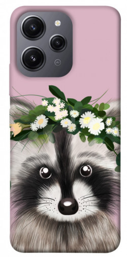 Чехол itsPrint Raccoon in flowers для Xiaomi Redmi 12