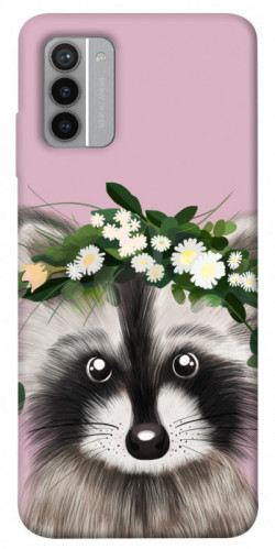 Чехол itsPrint Raccoon in flowers для Nokia G42