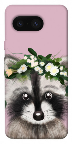 Чехол itsPrint Raccoon in flowers для Google Pixel 8