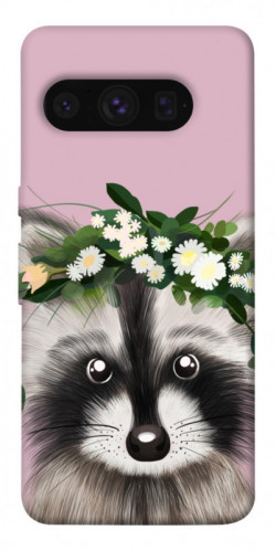 Чехол itsPrint Raccoon in flowers для Google Pixel 8 Pro