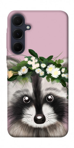 Чехол itsPrint Raccoon in flowers для Samsung Galaxy A55