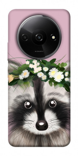 Чехол itsPrint Raccoon in flowers для Xiaomi Redmi A3