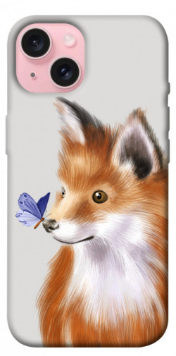 Чехол itsPrint Funny fox для Apple iPhone 15 (6.1")