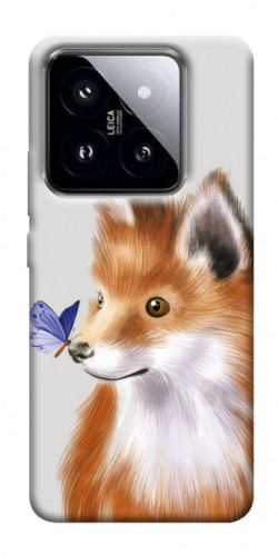 Чохол itsPrint Funny fox для Xiaomi 14 Pro