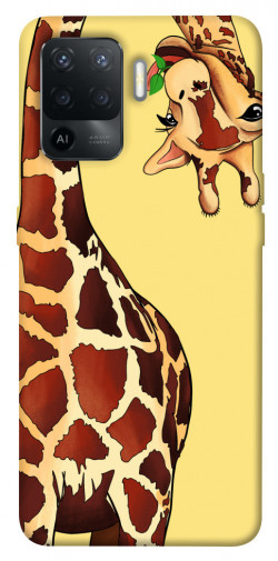 Чехол itsPrint Cool giraffe для Oppo Reno 5 Lite