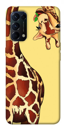 Чохол itsPrint Cool giraffe для Oppo Reno 5 4G