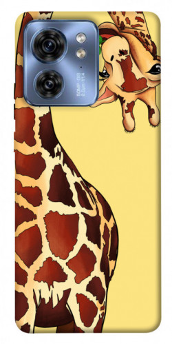Чехол itsPrint Cool giraffe для Motorola Edge 40