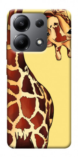 Чехол itsPrint Cool giraffe для Xiaomi Redmi Note 13 4G