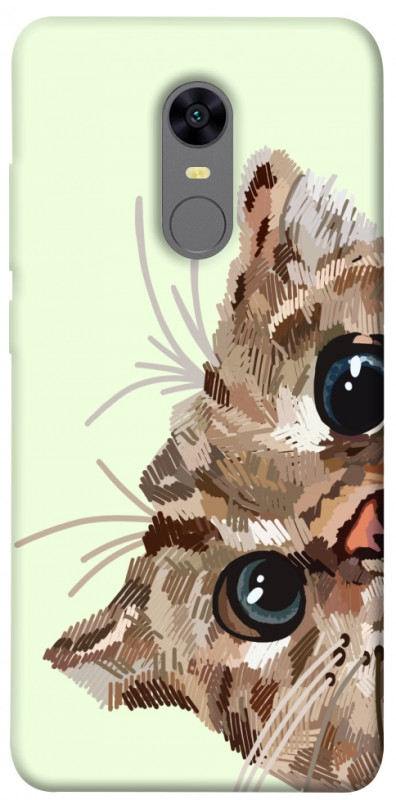 Чехол itsPrint Cat muzzle для Xiaomi Redmi 5 Plus / Redmi Note 5 (Single Camera), животные, купить оптом с доставкой
