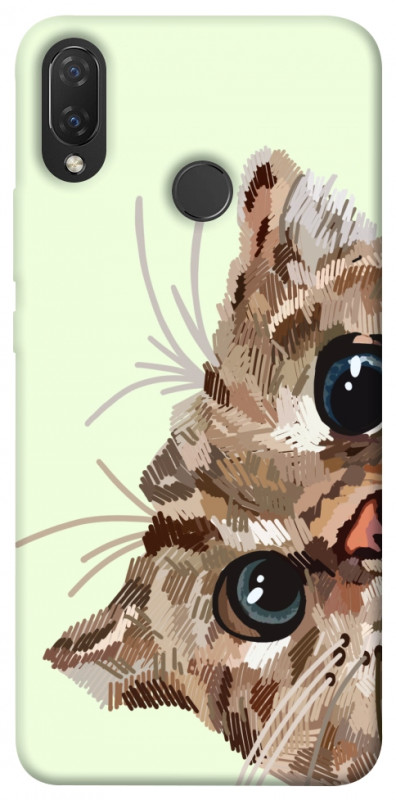 Чехол itsPrint Cat muzzle для Huawei P Smart+ (nova 3i), животные, купить оптом с доставкой