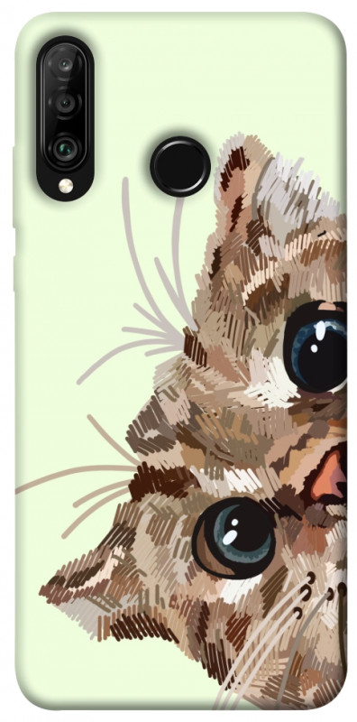 Чехол itsPrint Cat muzzle для Huawei P30 lite, животные, купить оптом с доставкой